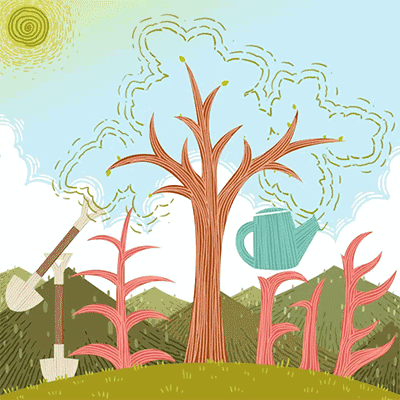 守綠意植希望，愿祖國山河無恙！